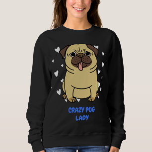 Sudadera una buena vida de pug en la camiseta. Camiseta lar