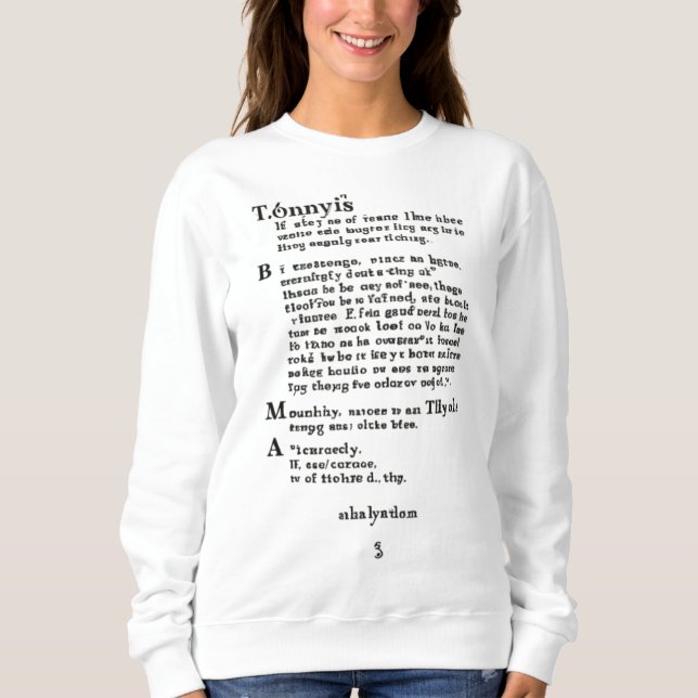 Sudadera Una carta única (Anverso)
