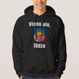 Sudadera Una cerveza por favor en letón divertido recuerdo