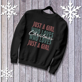 Sudadera Una Chica que ama a las mujeres Navidades