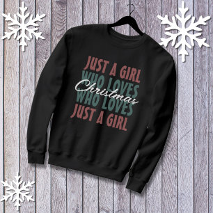 Sudadera Una Chica que ama a las mujeres Navidades