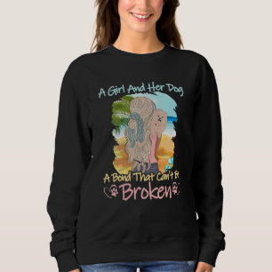 Sudadera Una Chica y su perro un bono que no puede ser Masc