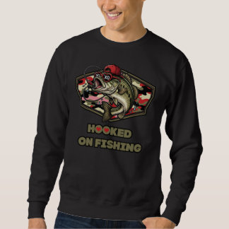 Sudadera Una divertida y audaz ilustración de una lubina ge