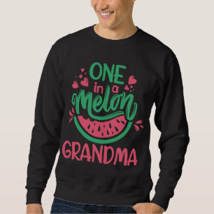Sudadera Una En Melón Abuela Verano De Melón De Fruta