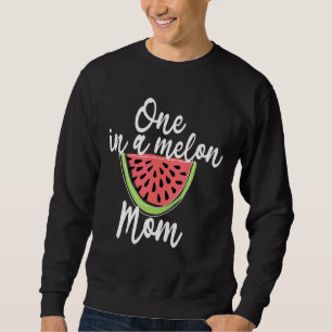 Sudadera Una En Un Melón Mamá Mamá Sandía Fruta Veraniega