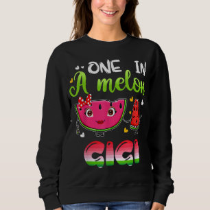 Sudadera Una en una melena de agua divertida de Melón Gigi