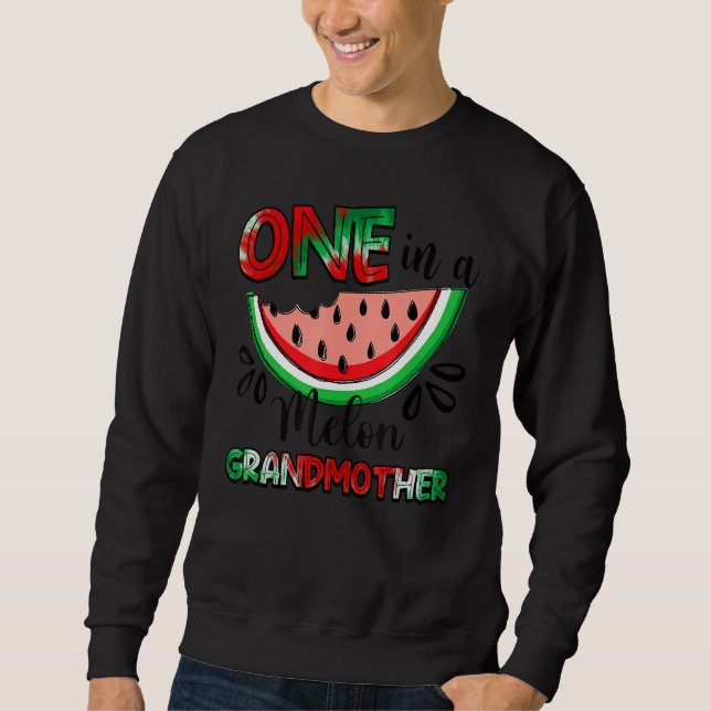 Sudadera Una En Una Melón Abuela Melón Fam De Matanza (Anverso)