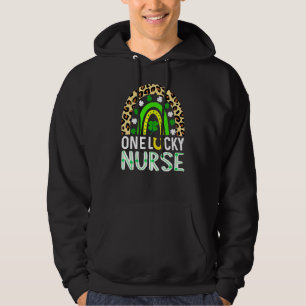 Sudadera Una enfermera afortunada el día de San Patricio