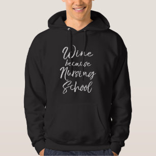 Sudadera Una Enfermera Divertida Cita Vino Porque La Enferm