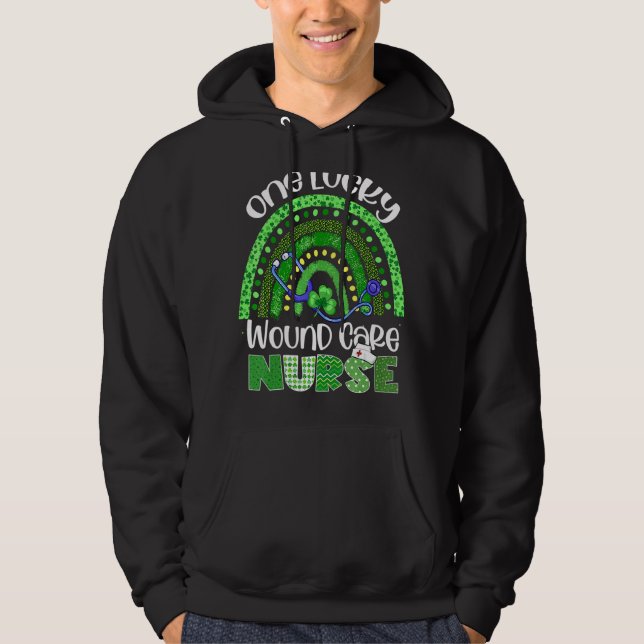 Sudadera Una enfermera Stethoscope St Patrick (Anverso)