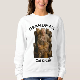 Sudadera Una extraña camiseta de un gato enloquecida perfec