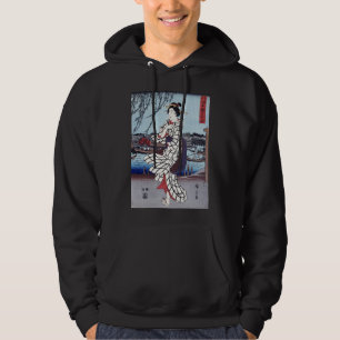 Sudadera Una fresca tarde de verano en el puente, Utagawa H