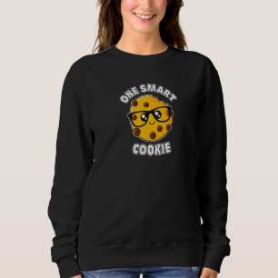 Sudadera Una galleta inteligente linda galleta para hombres