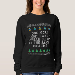 Sudadera Una galleta y un disfraz de Santa Claus cabrán en