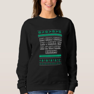 Sudadera Una galleta y un disfraz de Santa Claus cabrán en 