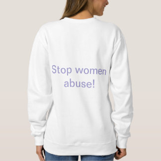 Sudadera una gran camiseta para mujeres que han sufrido abu