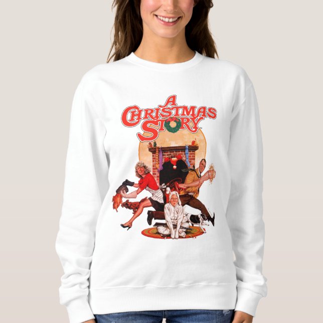 Sudadera Una historia de arte Poster Navidad (Anverso)