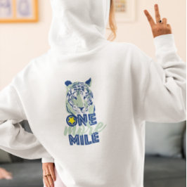 Sudadera Una Milla más de mujeres de tigres azules motivada