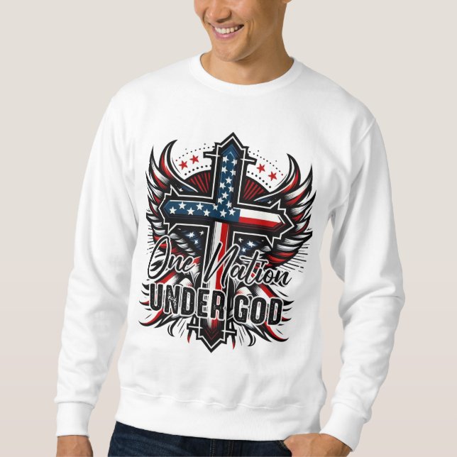 Sudadera Una nación bajo Dios (Anverso)