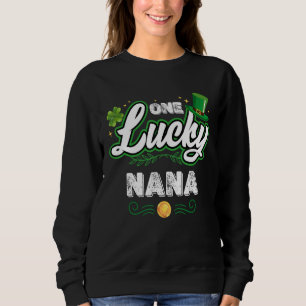 Sudadera Una Nana Afortunada Día de San Patricio Familia Ir