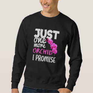 Sudadera Una Orquídea Más Prometo Raisin Orquídea Graciosa