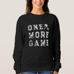 Sudadera Una Partida Más Frase de Pickleball Deteriorada