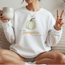 Sudadera Una pequeña calabaza Cae Invitación de embarazo