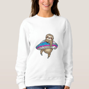 Sudadera Una pereza colgando de un OVNI.