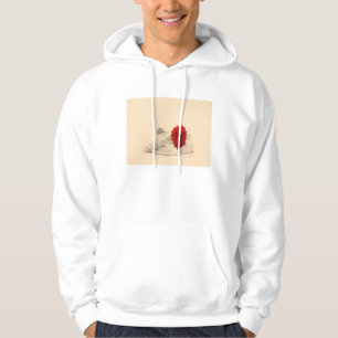 Sudadera Una pluma del cuello roja 2004 del reloj negro