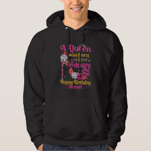 Sudadera Una Reina Curiosa Nació En Febrero. Mujeres Chicas