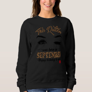 Sudadera Una Reina Nació En Septiembre, Feliz Cumpleaños Pa