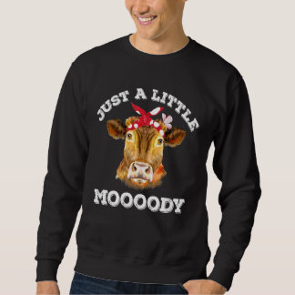 Sudadera Una vaca amorosa frente a la mariposa de Bandana l