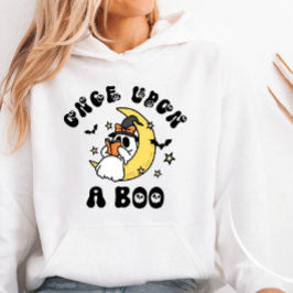 Sudadera Una vez en un libro que lee la luna del fantasma
