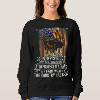 Sudadera Una Vez Estaba Dispuesto A Dar Mi Vida Por Lo Que 