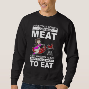 Sudadera Una Vez Que Tu Lengua Toque Mi Tinta De Carne No O