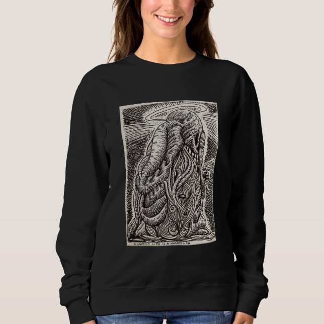 Sudadera Una vida santa (Anverso)