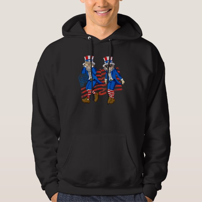 Sudadera Uncle Sam Griddy Dance Funny 4th of July Independe (Anverso)
