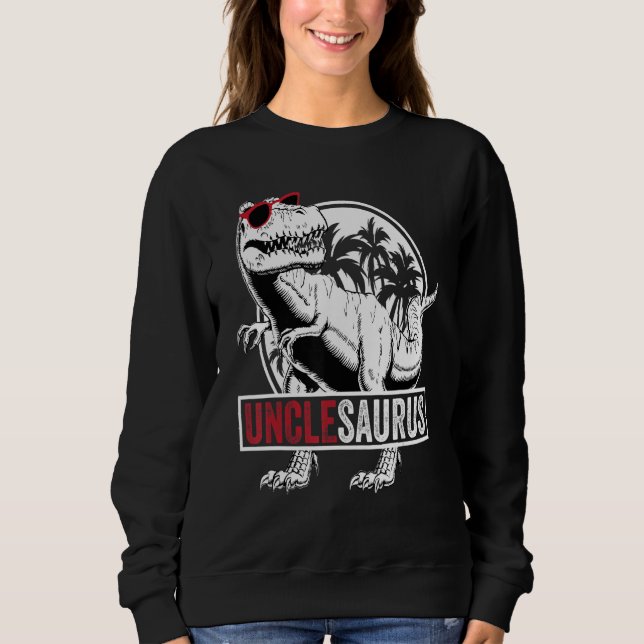 Sudadera Uncle Saurus rex Men Father's Day Family Matching (Anverso)