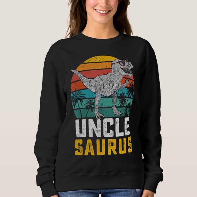 Sudadera Unclesaurus T Rex Dinosaur Uncle Saurus Family Mat (Anverso)