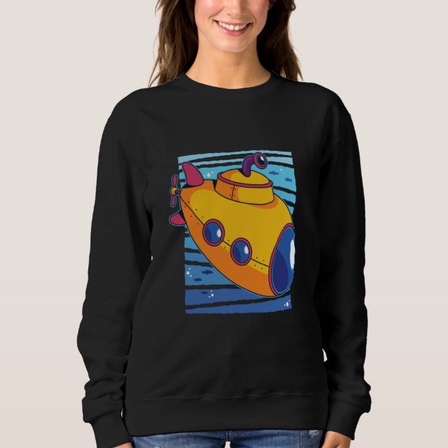 Sudadera Underwater submarine sea (Anverso)