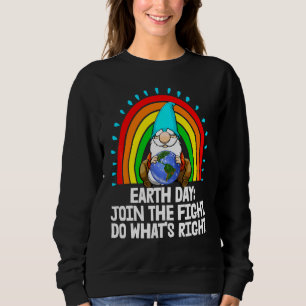 Sudadera Únete a la lucha haz lo correcto Gnome Mujeres Med
