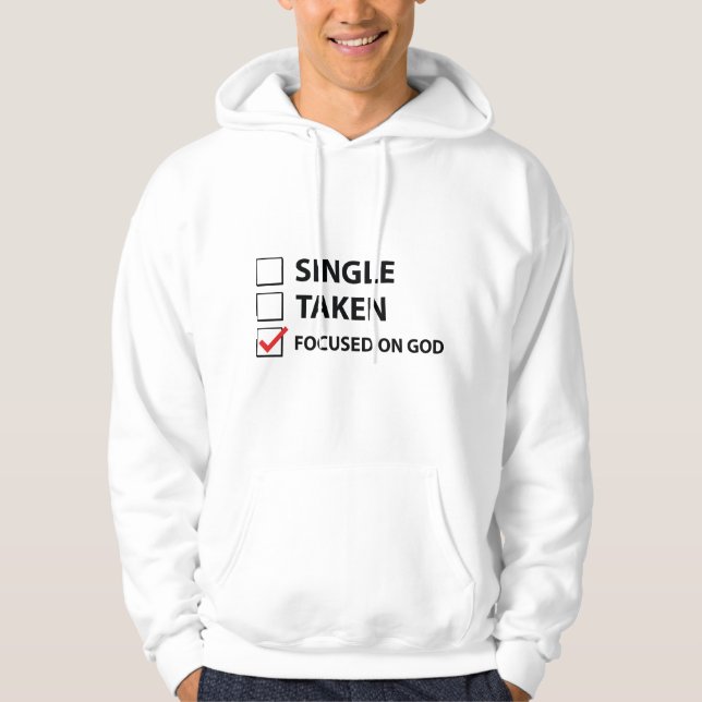 Sudadera Único Tomado Enfocado En Dios (Anverso)