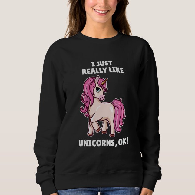 Sudadera Unicor Me Gusta Realmente Unicor Ok (Anverso)