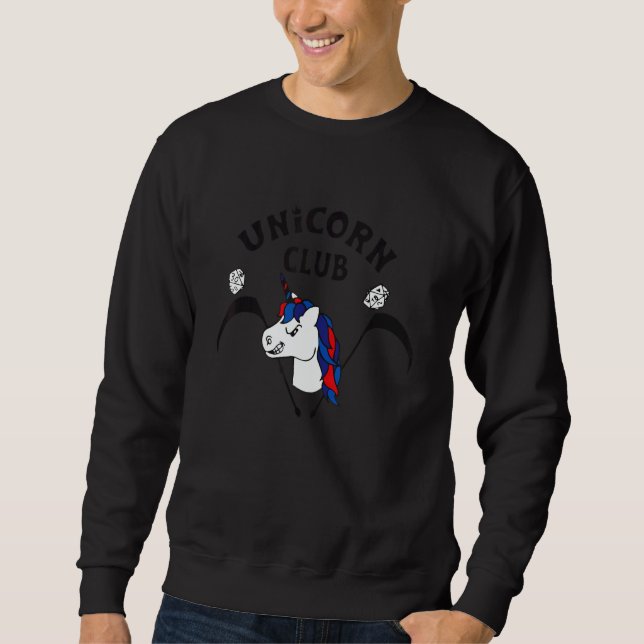 Sudadera Unicorn Club Reaper And Scythe Trendy (Anverso)
