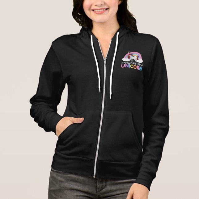Sudadera Unicorn Confía en mí. Soy Unicorn (Anverso)