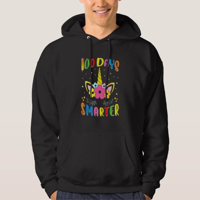 Sudadera Unicorn Cos, Chica de Aprendizaje Virtual Más Inte (Anverso)