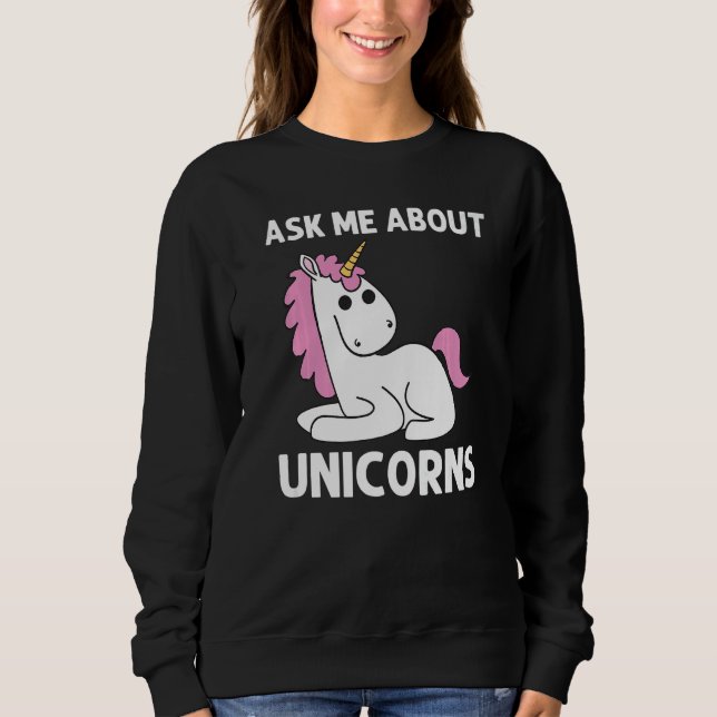 Sudadera Unicorn Designs For Men Women Mythical Horse (Anverso)