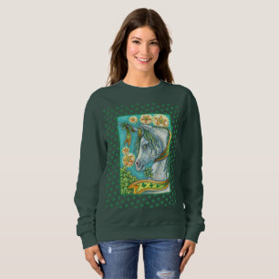 SUDADERA UNICORN IRLANDÉS, ST. CABALLO DE FANTASÍA DEL DÍA