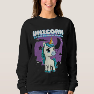 Sudadera Unicorn Paso a lo desconocido mágico Unicornio