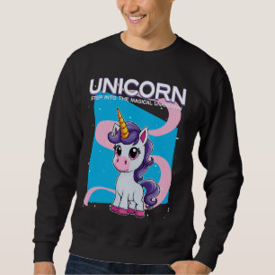 Sudadera Unicorn Paso al Unicornio Desconocido Mágico
